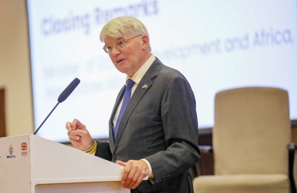 The UK Minister for Development and Africa, Andrew Mitchell announced new projects worth £49m (Rwf74 billion) for Africa , on Monday, September 4. DAN KWIZERA.