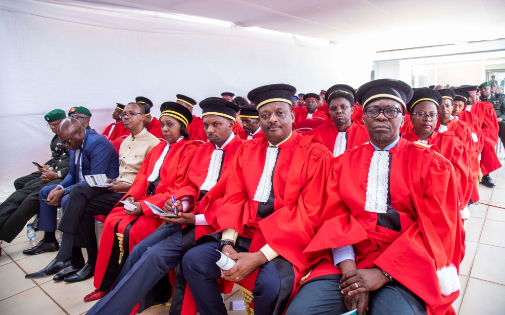 Judges during an event organised by the judiciary to mark the end of the 2023 judicial year and the beginning of a new one on Monday, September 4. COURTESY