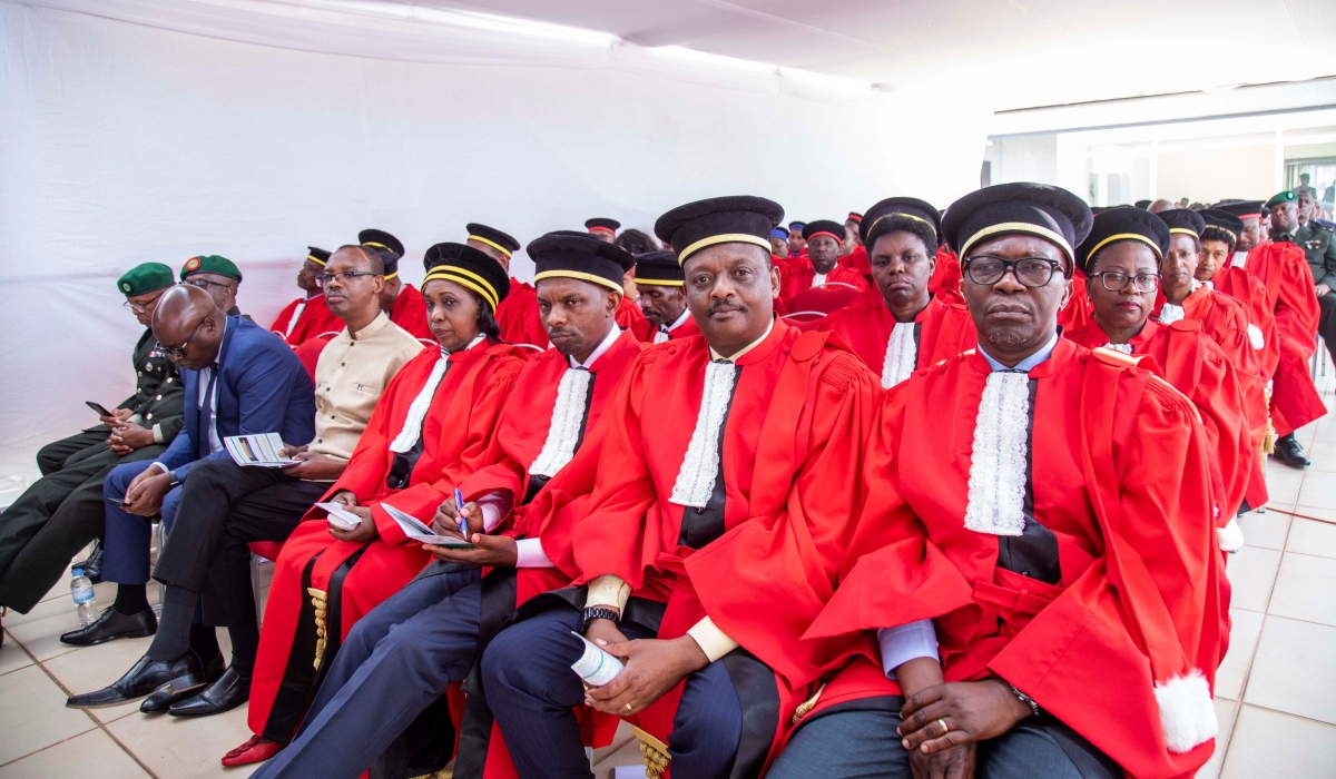 Judges during an event organised by the judiciary to mark the end of the 2023 judicial year and the beginning of a new one on Monday, September 4. COURTESY