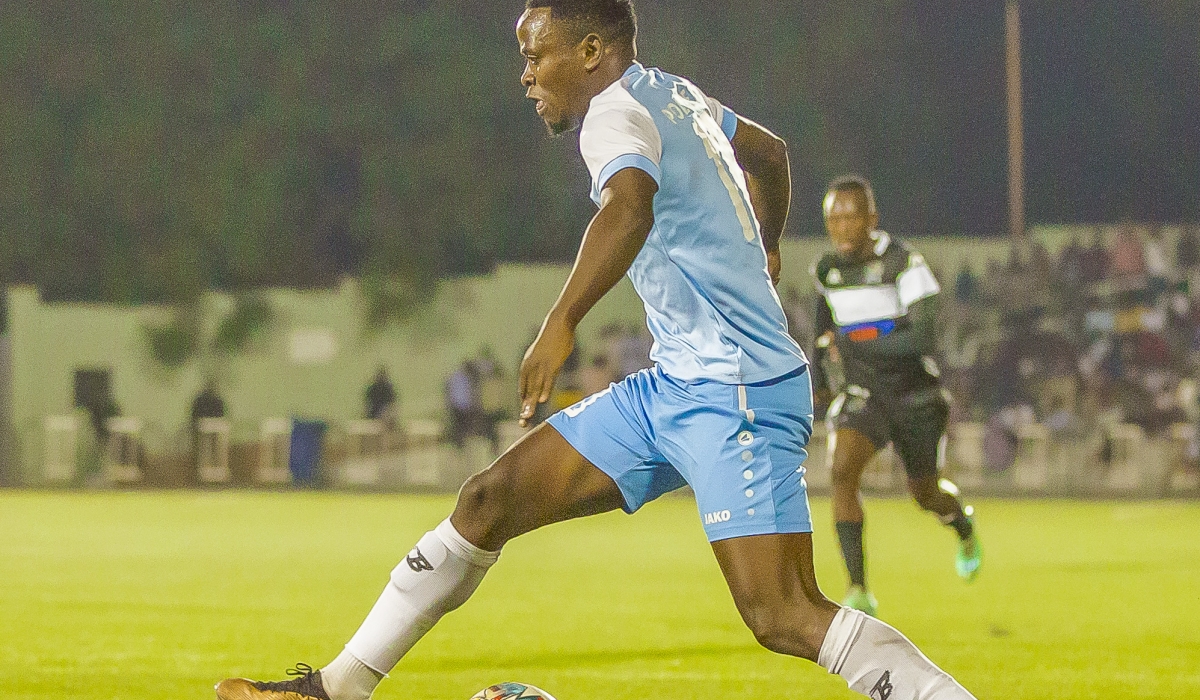 Police FC star midfielder Muhadjiri Hakizimana.