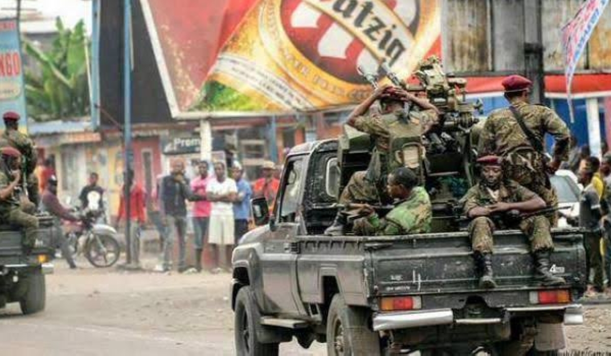 DR Congo soldiers in Goma.