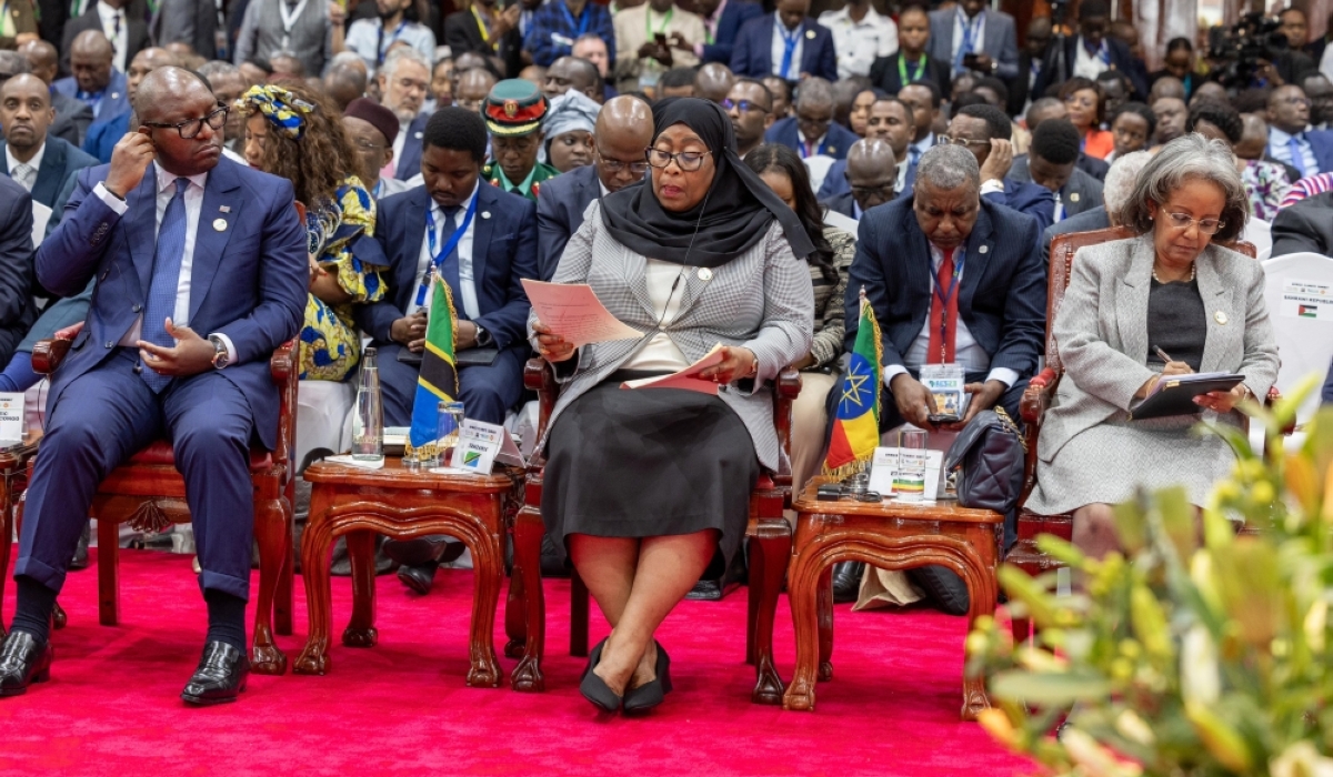 Heads of State and other delegates during the opening of  Africa Climate Summit in Nairobi on Tuesday, September 5. Courtesy