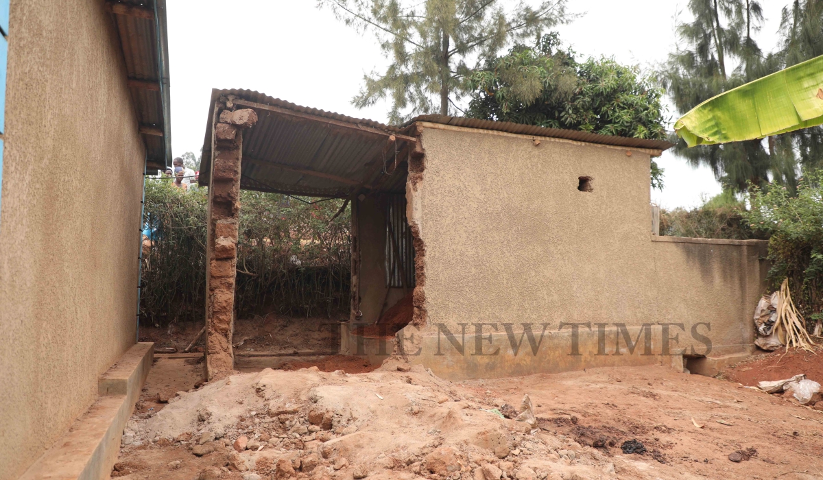 The house which he rented has since been demolished to exhume bodies of his victims. Photos by Craish Bahizi. 
