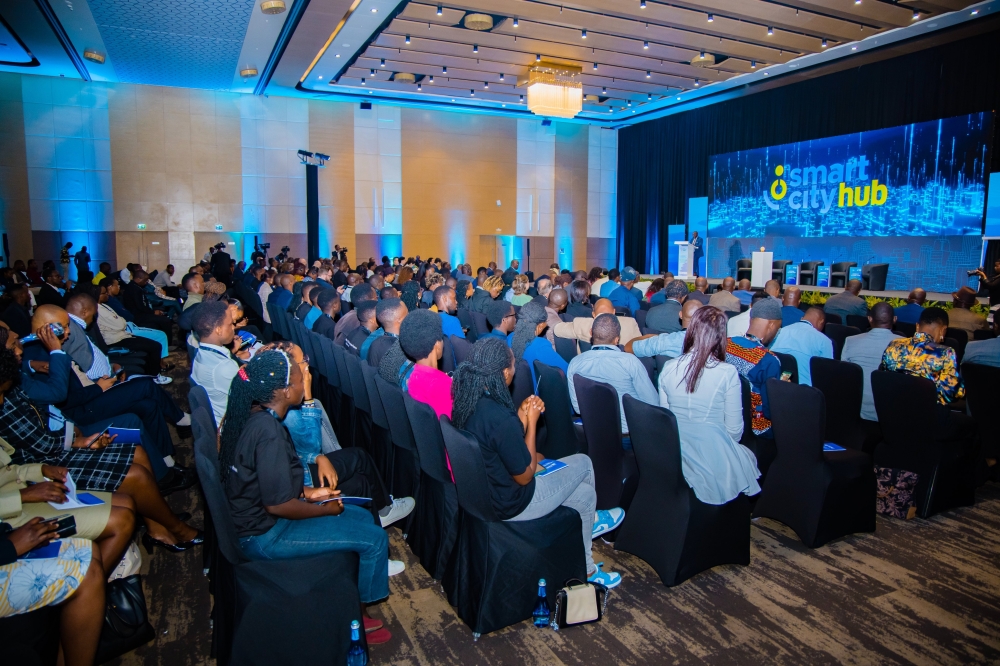 Delegates at the opening of the Smart City Investment Summit in Kigali on Wednesday, September 6.The summit, themed “Leadership for Smart Cities”, brought together more than 1,000 participants. Courtesy 