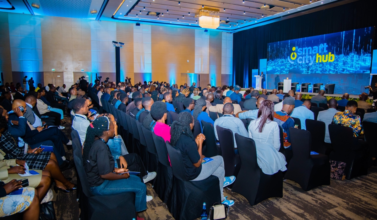 Delegates at the opening of the Smart City Investment Summit in Kigali on Wednesday, September 6.The summit, themed “Leadership for Smart Cities”, brought together more than 1,000 participants. Courtesy 