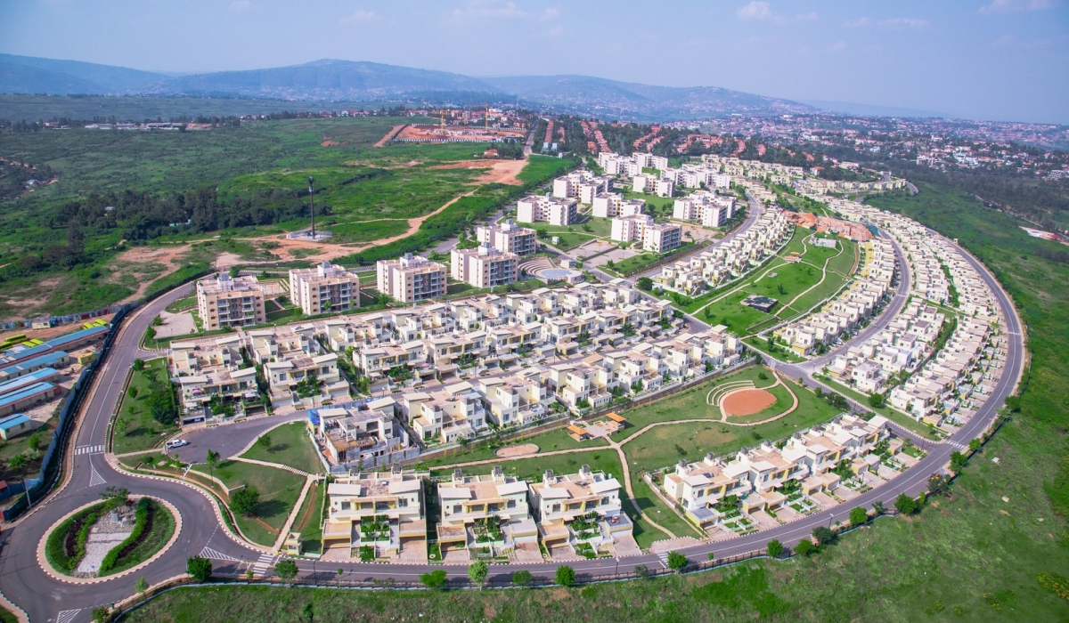 Aerial view Vision City real estate in Gasabo District. Kigali has emerged as Africa&#039;s premier smart city among the 30 cities that participated in the assessment. File