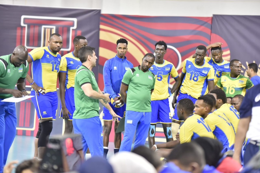 Rwanda was beaten by Algeria three straight sets on Saturday in Cairo during the  2023 Men’s African Nations championship.