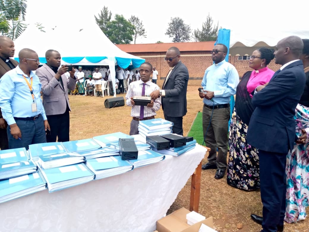 The Bible Society of Rwanda (BSR), in partnership with Rwanda Union of the Blind (RUB) launched   27 newly published “Braille Bibles, on Monday, September 11. Courtesy