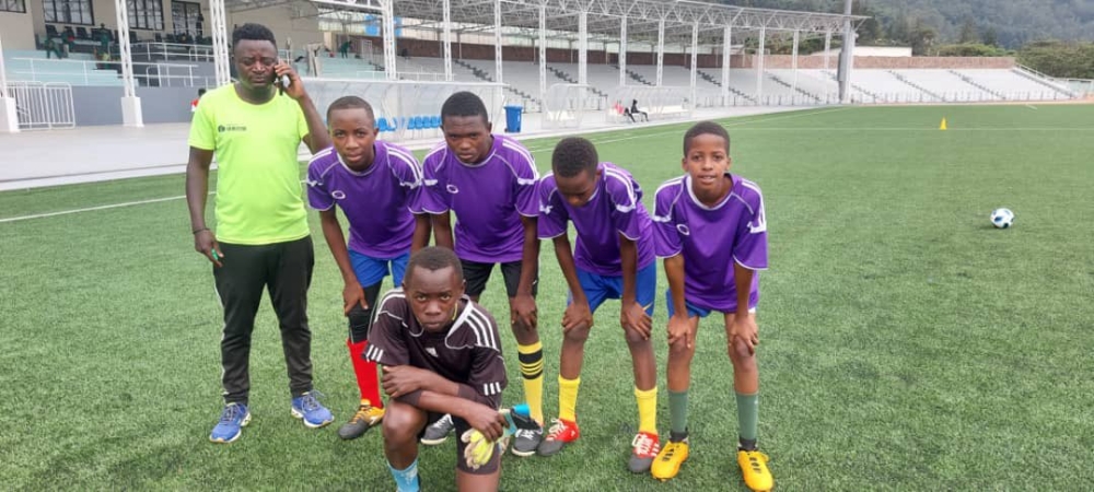 Some children during a nationwide talent detection for children aged between 12-16 years who aspire to become future football players. Courtesy