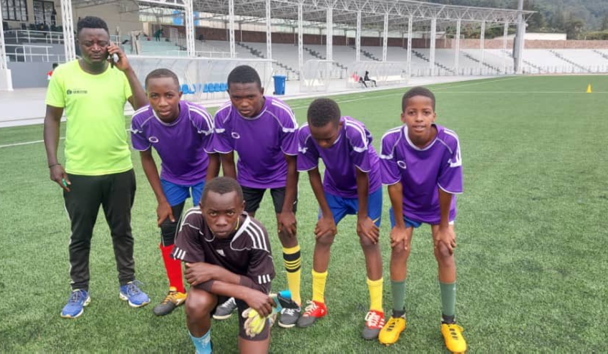 Some children during a nationwide talent detection for children aged between 12-16 years who aspire to become future football players. Courtesy