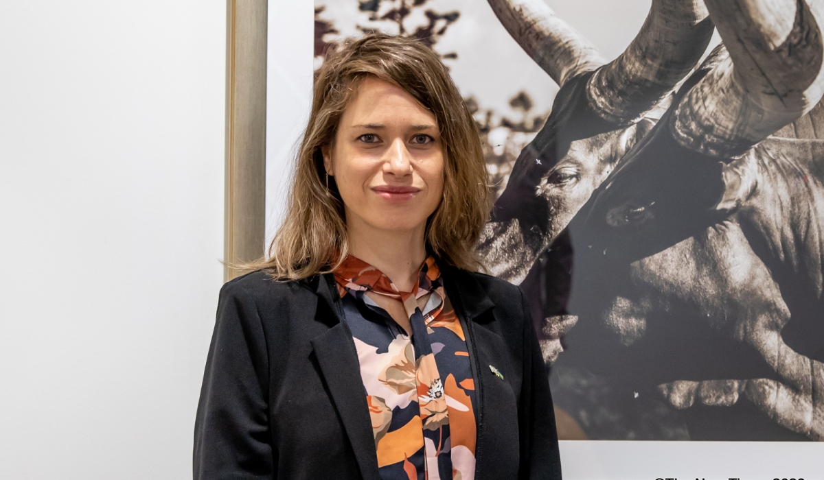 The new Ambassador of Israel to Rwanda, Einat Weiss, after the interview with The New Times on Wednesday, September 13. Photo by Willy Mucyo