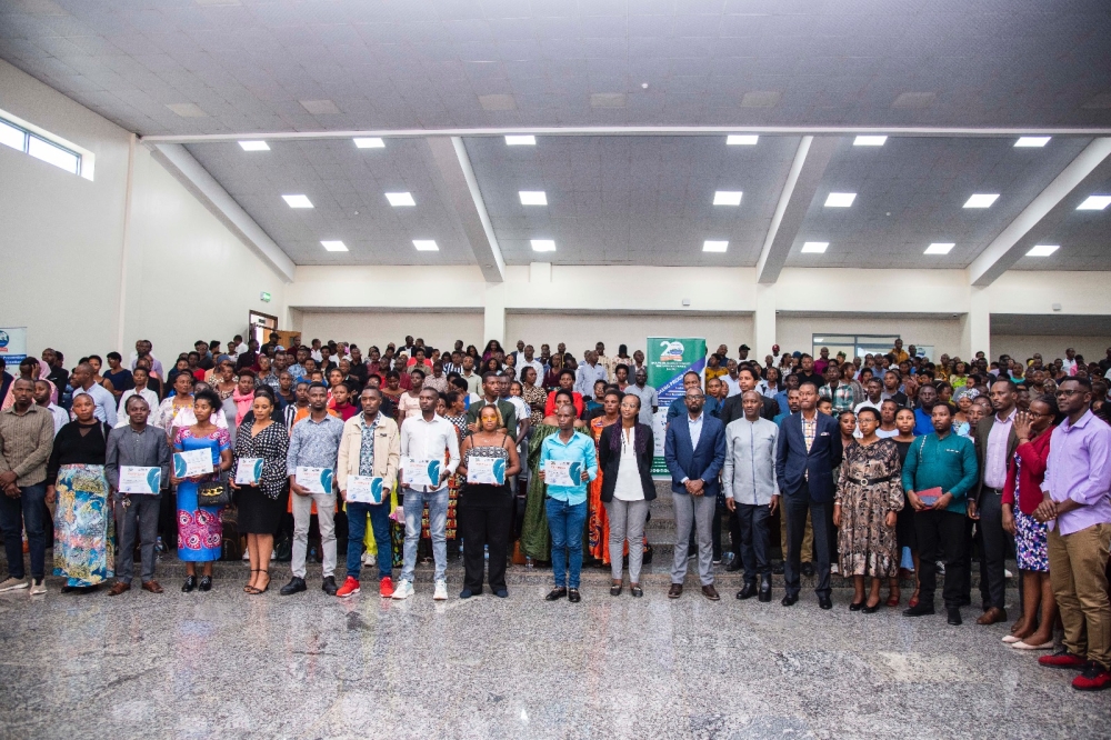 Participants during the event aimed to provide a platform for youth to share their achievements, address the challenges faced by young graduates in the context of unemployment.