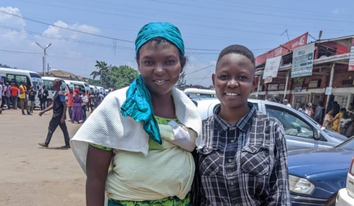 17-year-old Kelie Umutoniwase and her mother Julienne Mukayiranga.