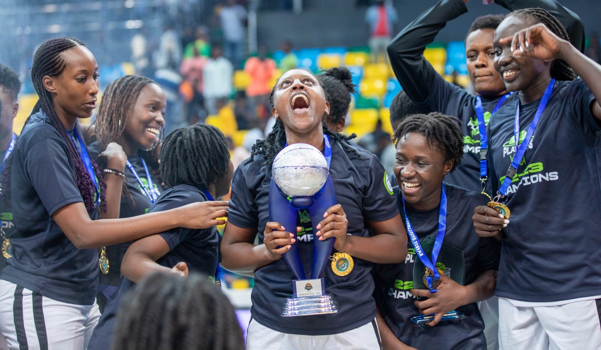 APR women basketball club are   champions after Friday night’s 62-61 Game 5 win over Rwanda Energy Group on Friday, September 15. Dan Gatsinzi