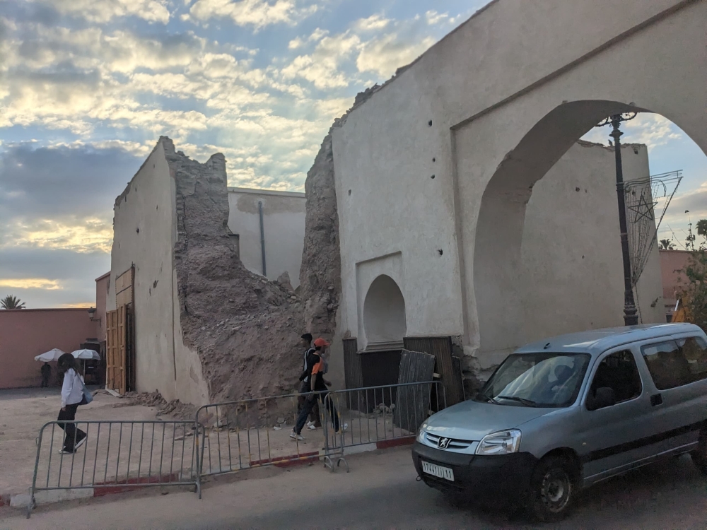The impact of the 6.8 magnitude earthquake that hit Morocco on September 8 can be seen in Marrakech city, dozens of kilometres from the epicentre Photos by Moise M. Bahati