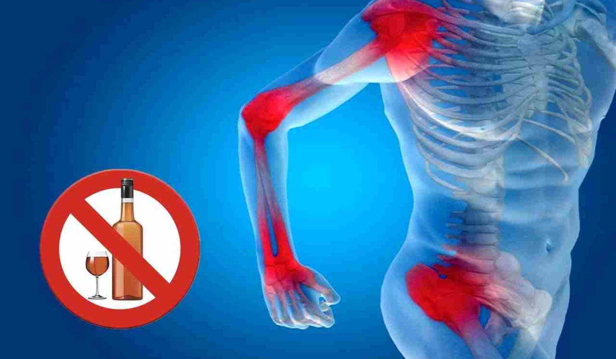 The detrimental effects of alcohol on muscles and bones.