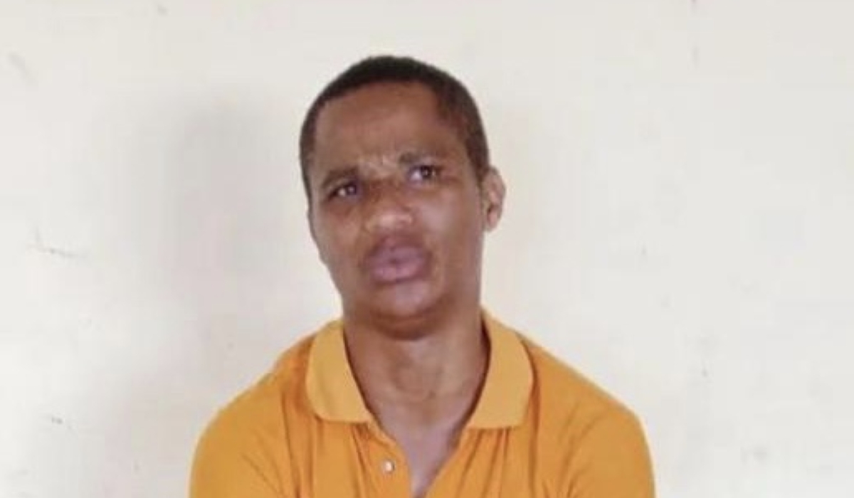 The suspected serial killer Denis Kazungu, a resident of Busanza in Kicukiro District, City of Kigali.