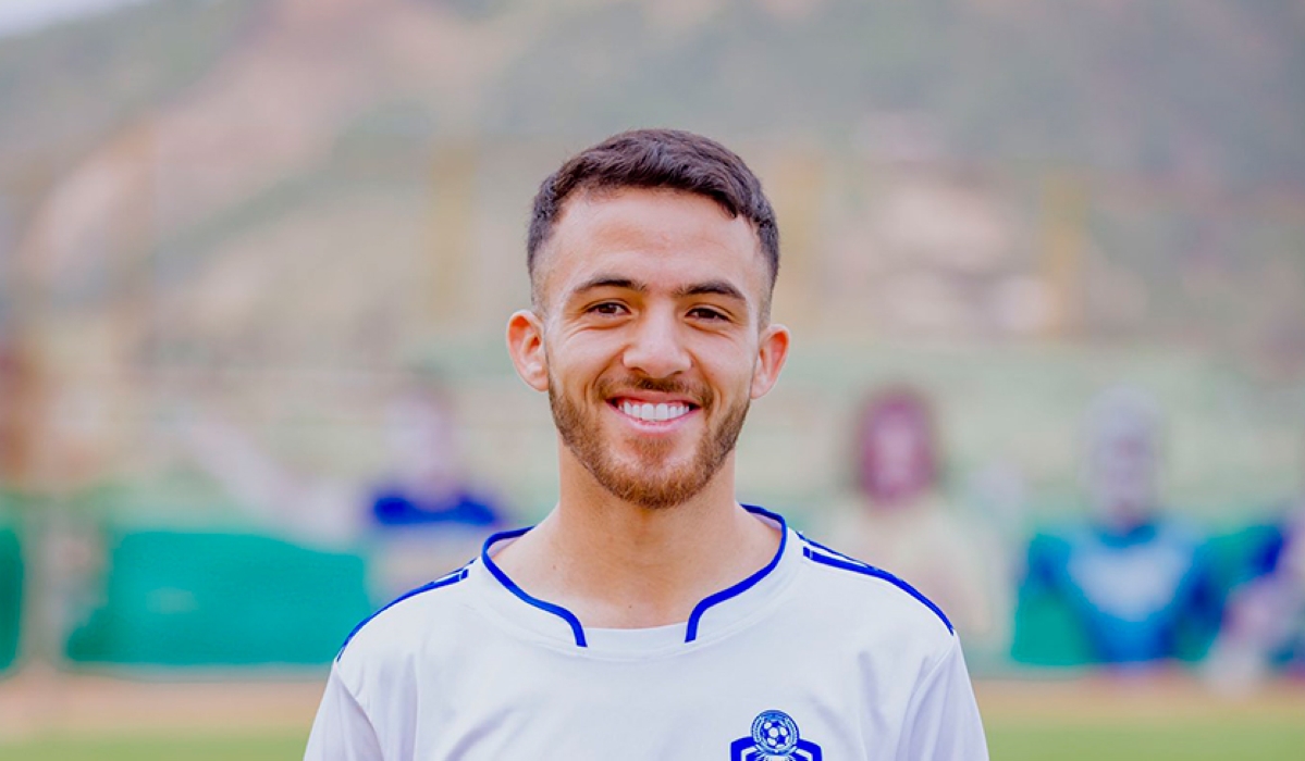 Rayon Sports forward Youssef Rharb is back to training  ahead of Al Hilal Benghazi match in Sunday’s CAF Confederation Cup second round first leg at Kigali Pele Stadium.