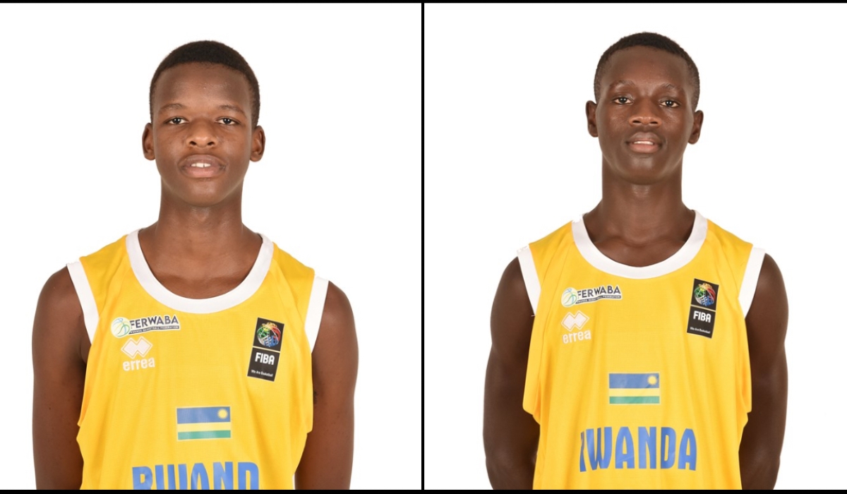 L-R: Cedric Juru and Joseph Nshimiye.