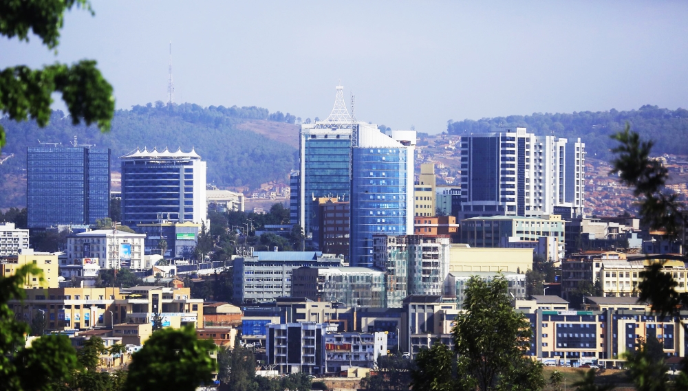 A view of the City of Kigali&#039;s Business District in Nyarugenge District. Photo by Sam Ngendahimana