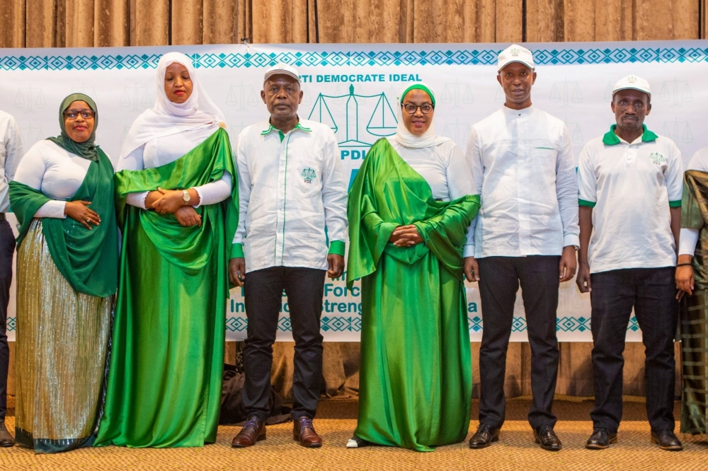 The Ideal Democratic Party (PDI) members pose for a photo. PDI has announced that it will endorse President Paul Kagame’s bid for re-election in 2024. FILE