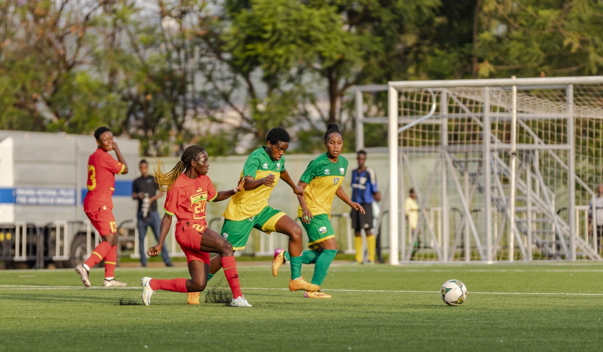 Ghana shocked Amavubi as they walloped Rwanda 7-0  on Wednesday, September 20 at Kigali Pele Stadium. Photo by Christianne Murengerantwari
