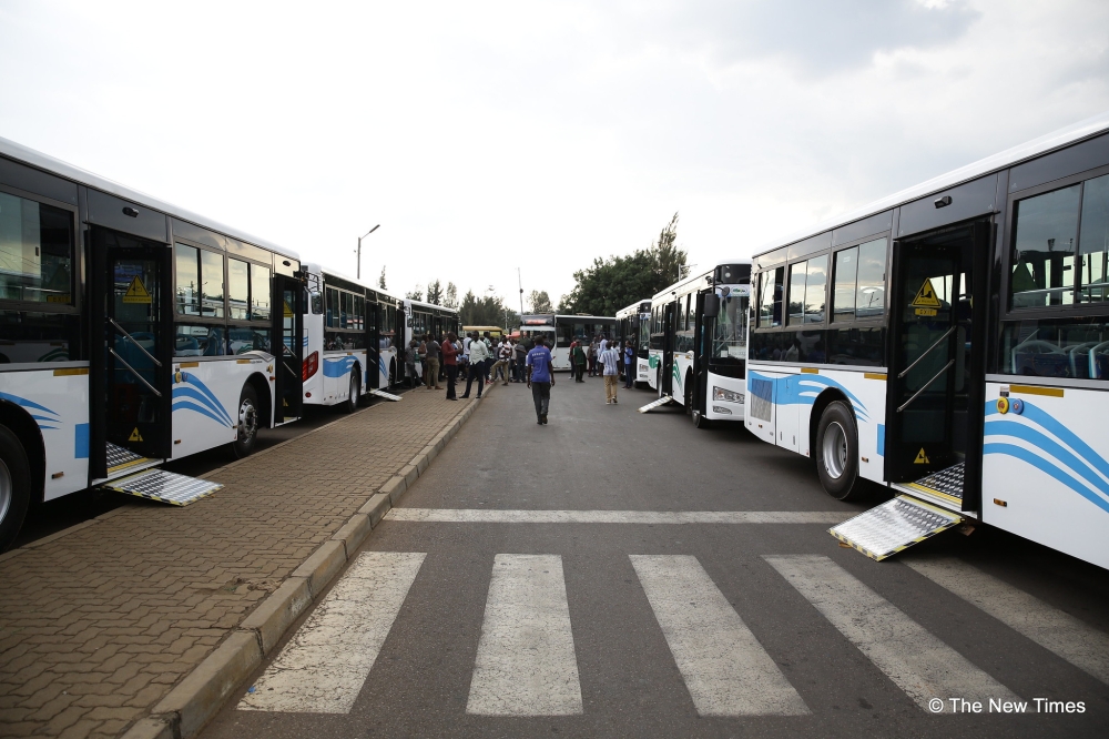 The City of Kigali will soon launch three road networks dedicated to public buses during peak hours as a solution to traffic congestion. Photo by Craish Bahizi