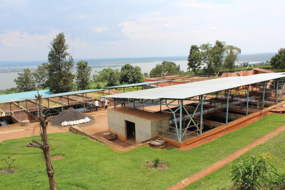 Karenge water treatment plant has a daily production capacity of 15,000 cubic metres of water. COURTESY