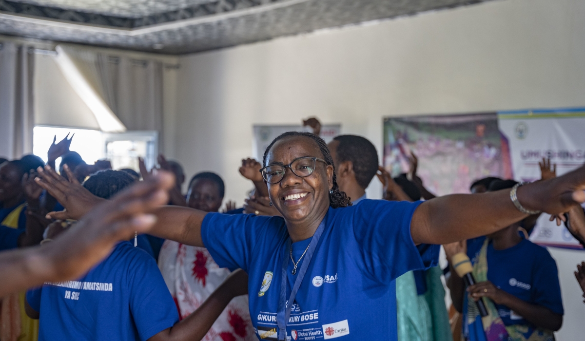 Some of the 164 field agents, formerly community-based volunteers,  certified and upgraded to ‘private service providers’. Photos by Emmanuel Dushimimana