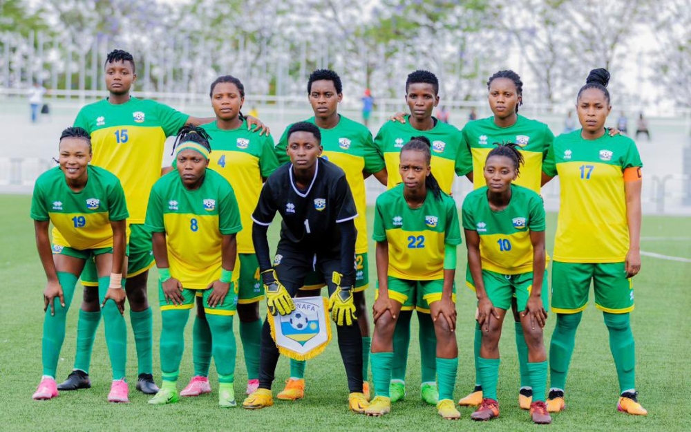 Rwanda lost 5-0 to the Black Queens of Ghana in Accra in the second leg of the 2024 WAFCON qualifier. Courtesy