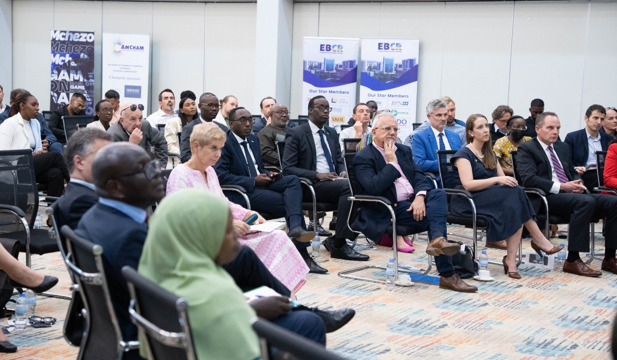 The meeting brought together business players, investors, and policymakers in Kigali, on September 28. All photos by Craish Bahizi