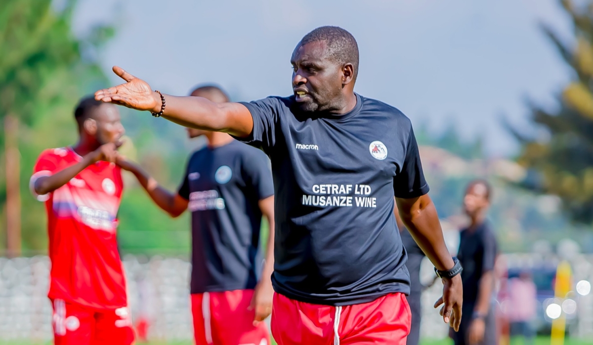 Musanze FC head coach Sostene Habimana has been appointed the new head coach of Under 15 Amavubi. Photo by Christophe Renzaho