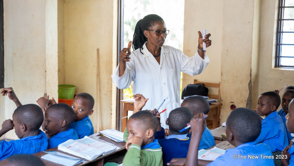 Marthe Uwimana, a dedicated primary school teacher at Gatsata Catholic Primary School in Gatsata sector, Gasabo district, Kigali city. Photos by Craish Bahizi