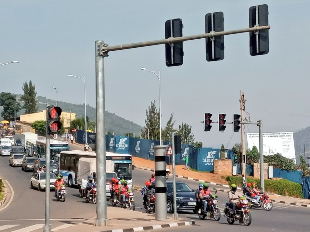 Some vehicles in Kigali. Rwanda and Japan  signed a financing agreement worth $14.6 million (about Rwf18bn) to fund the Intelligent Transport System (ITS) in Kigali on October 5. Courtesy