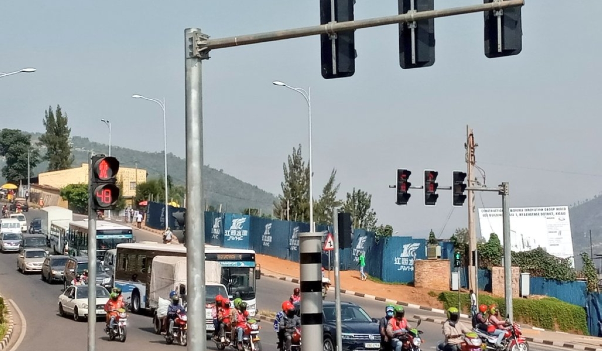 Some vehicles in Kigali. Rwanda and Japan  signed a financing agreement worth $14.6 million (about Rwf18bn) to fund the Intelligent Transport System (ITS) in Kigali on October 5. Courtesy