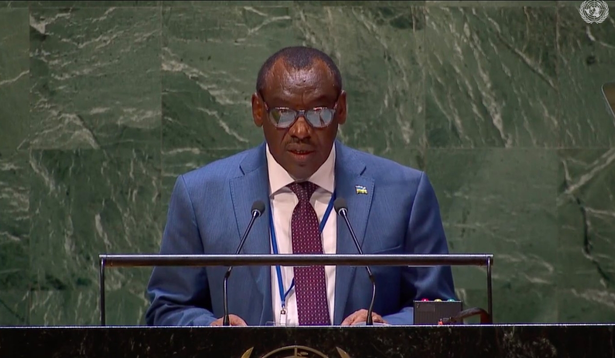 Amb. Claver Gatete, the Permanent Representative of Rwanda to the UN. Courtesy
