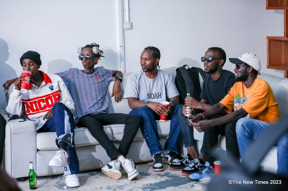 The five DJs that completed the bootcamp. Photos by Dan Gatsinzi
