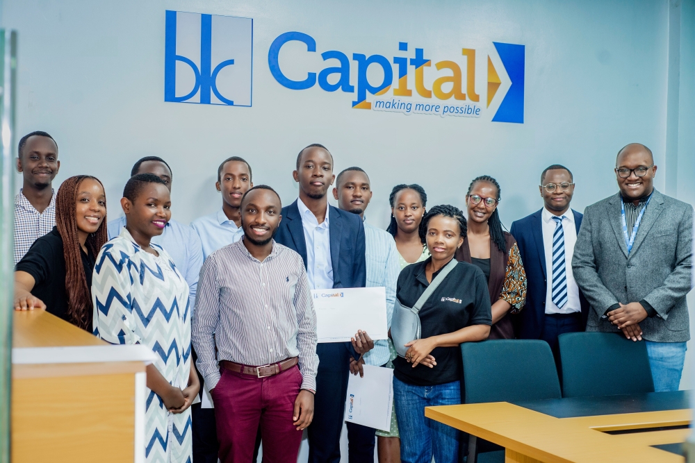 Beneficiaries are students from the University of Kigali, African Leadership University, AUCA, and the University of Rwanda