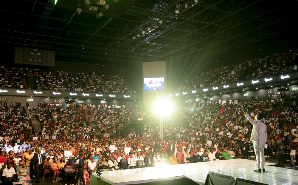 Israel Mbonyi&#039;s &#039;Icyambu&#039; concert at BK Arena was sold out. Net photo.