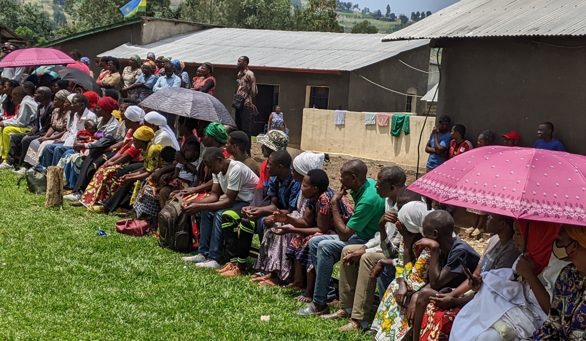 The support given to 60 families was in line with ‘Rotary Disaster Response in Rwanda. PHOTOS BY GERMAIN NSANZIMANA