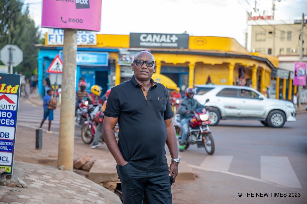 Eric Mushimire, a stoic 57-year-old businessman during a tour at Kwa Mushimire’, an area located in Kibagabaga cell, Kimironko sector, Gasabo District . Photos by Emmanuel Dushimimana