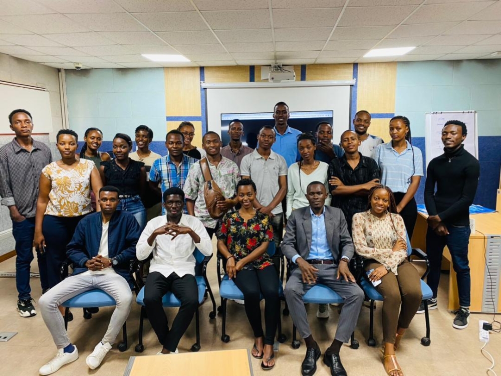 Participants pose for a photo at the completion of the 2023 Seeds for the Future programme on October 10. Photo: Courtesy