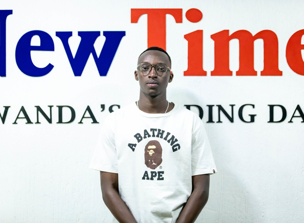 Olivier Turatsinze, a 22-year-old point guard who features for Espoir Basketball Club.