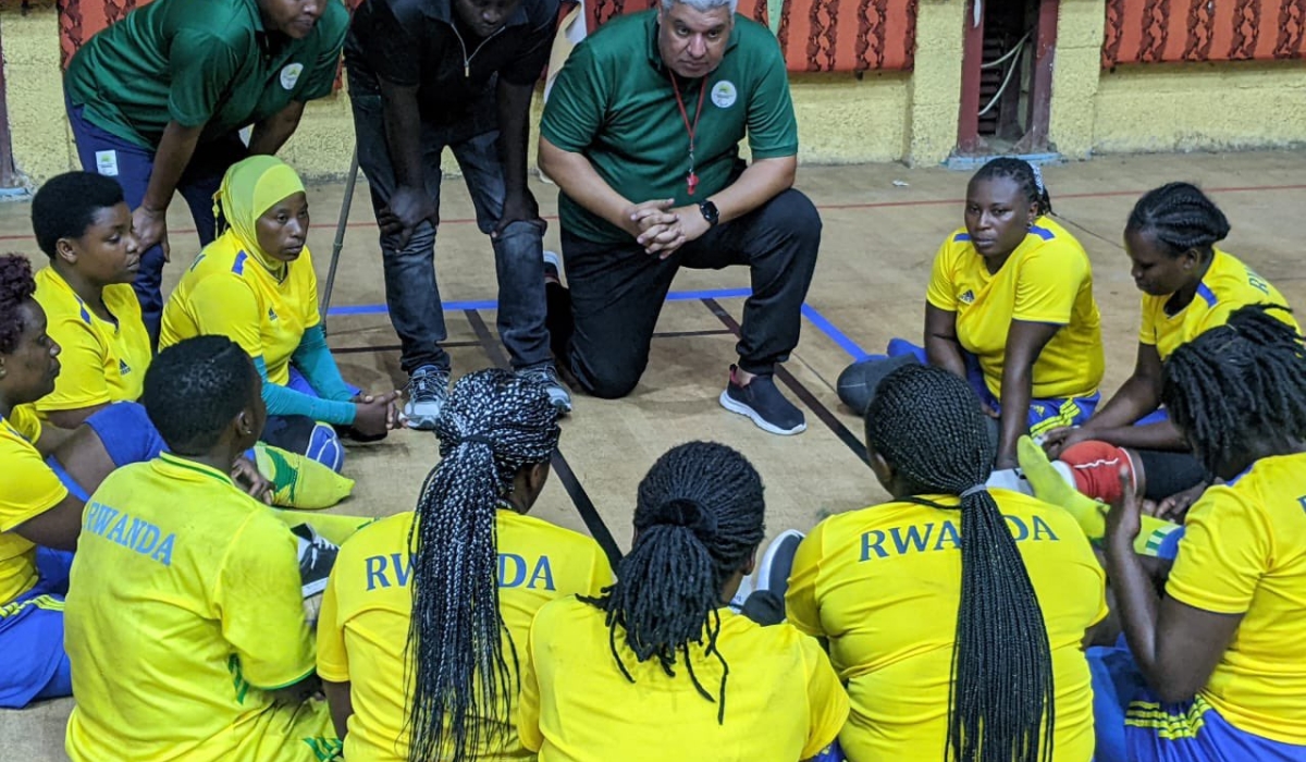 National team during a training session ahead of the 2023 World ParaVolley Sitting Volleyball World Cup that will take place in Cairo, Egypt, from November 11-18.