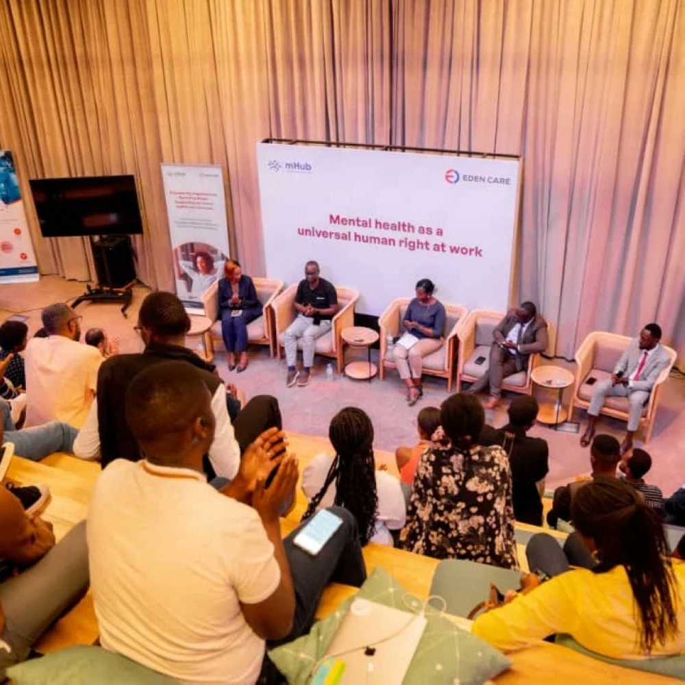 The report on mental health status at work was part of mental health month. Courtesy