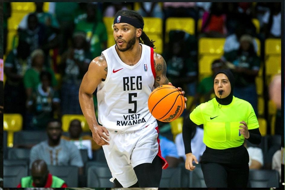 Former REG shooting guard Cleveland Thomas Jr during the game. He is in talks with the club for a comeback. File