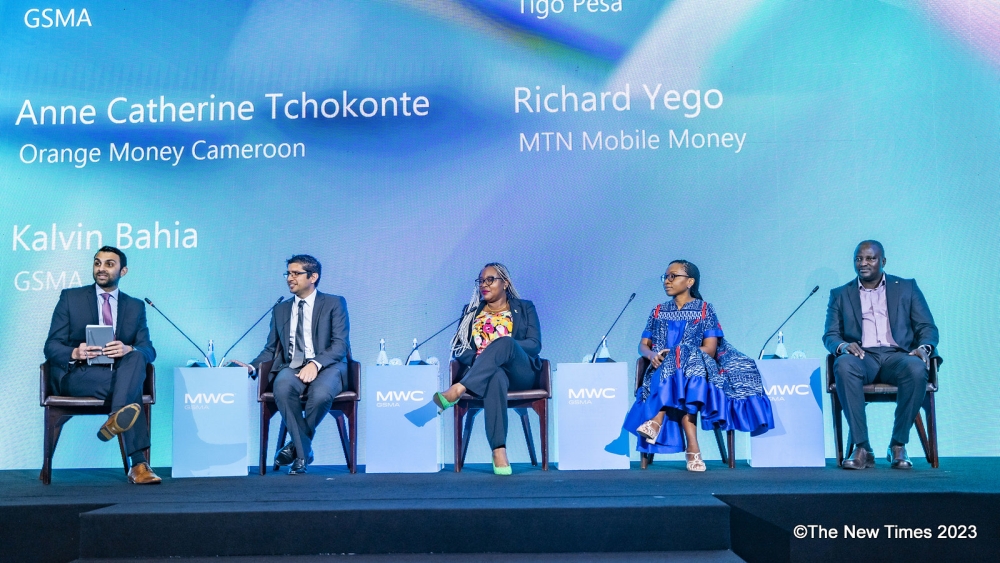 Experts discuss on the enormous impact of mobile money adoption on economic development, poverty reduction, and social equity in Africa  at the Mobile World Congress in Kigali on Thursday, October 19. Emmanuel Dushimimana