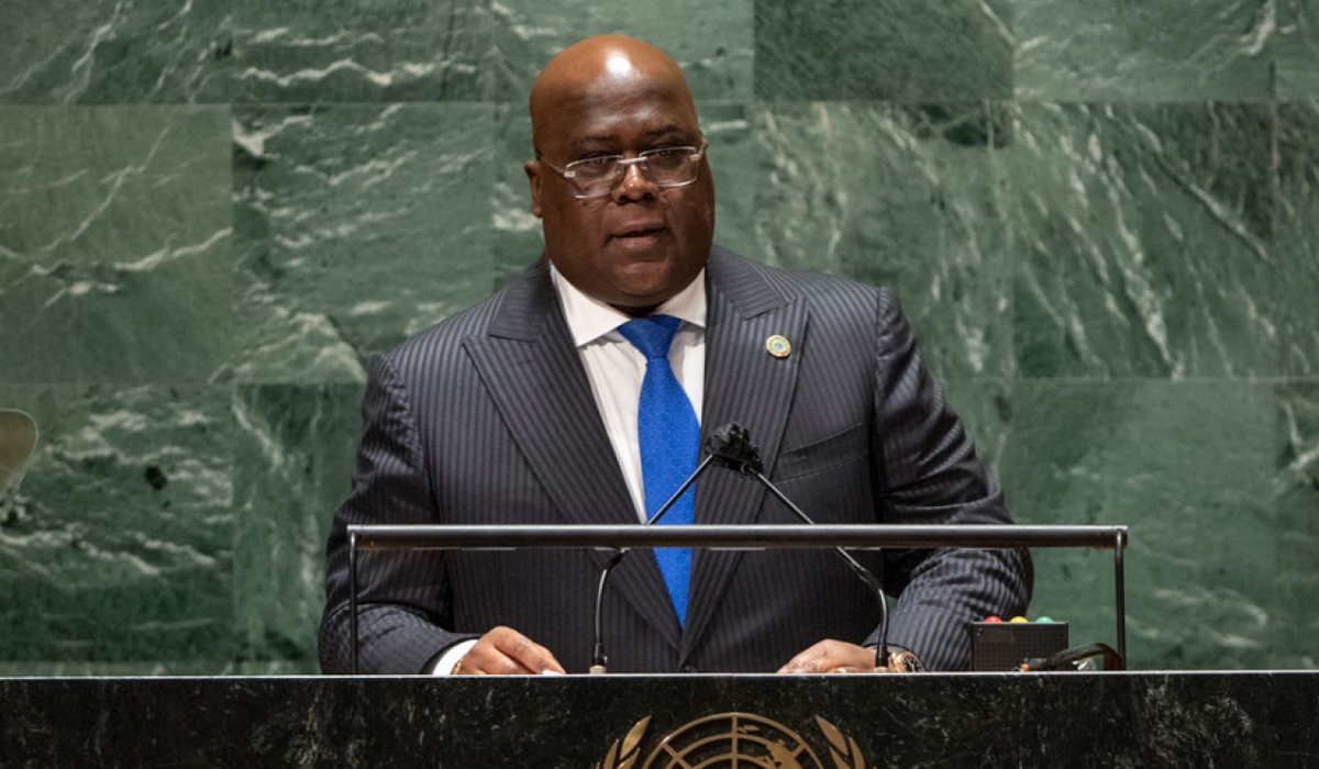 President Felix Tshisekedi claims the source of his problems with Rwanda is that Kigali supports the M23 rebel movement to fight his government. He makes the accusation in every forum, domestically and internationally.