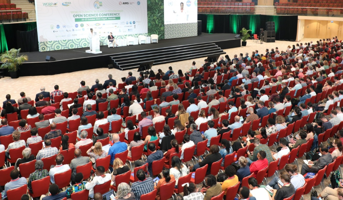 Delegates at  the 2nd Open Science Conference of the World Climate Research Programme in Kigali. Courtesy