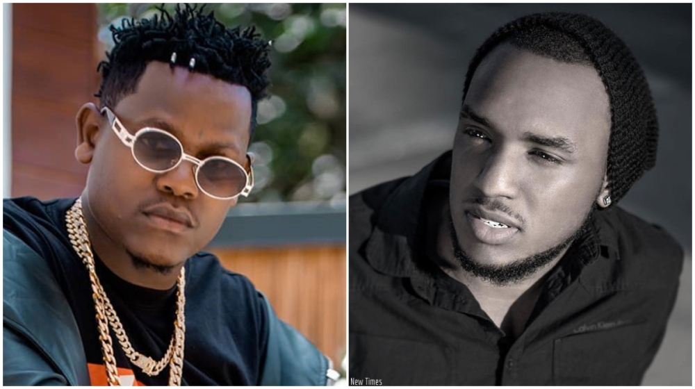 Bruce Melodie (left) and The Ben have been at the centre of a supposed feud between the two star Rwandan artistes with their fans said to be fueling the long-running &#039;beef&#039;. 